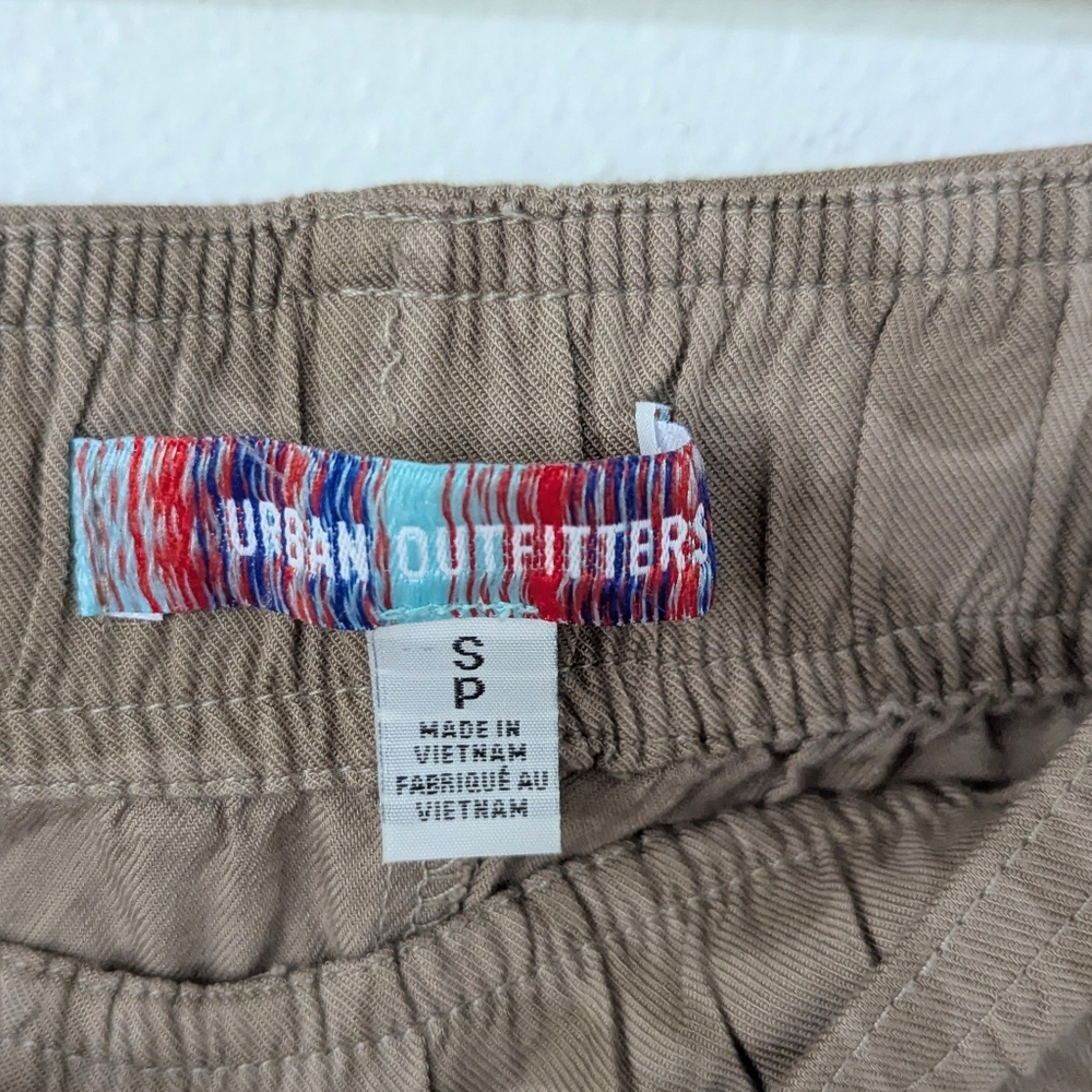 Urban Outfitters Marie Printed Cargo Pants Lightweight Drawstring Swirl Small S - Picture 8 of 12